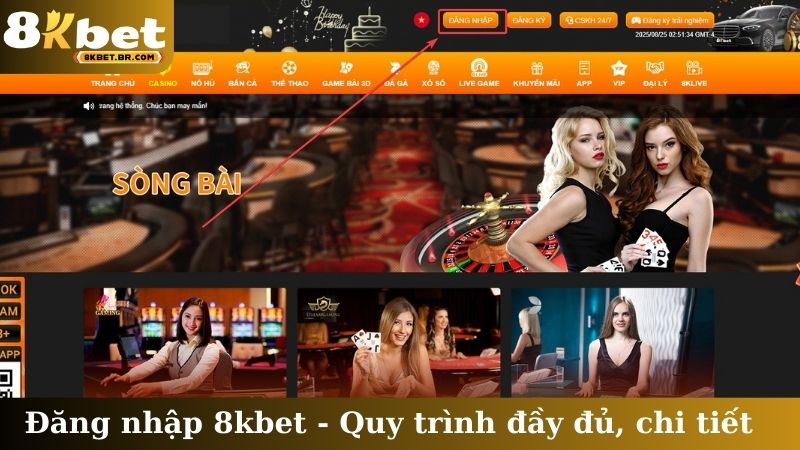 Đăng nhập 8kbet