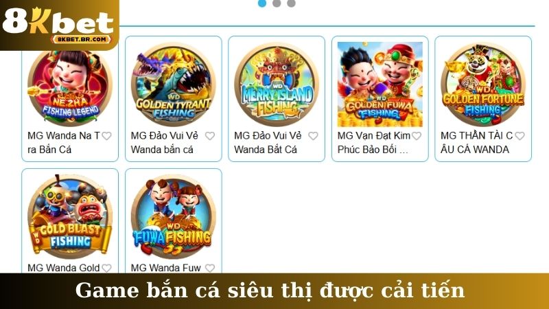 Game bắn cá siêu thị được cải tiến