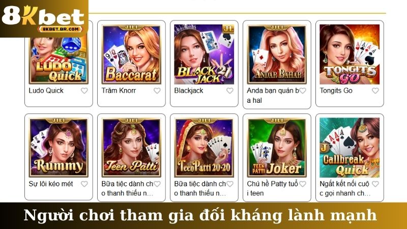 Người chơi tham gia đối kháng lành mạnh
