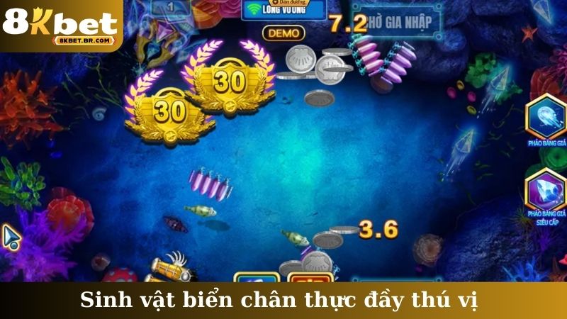Sinh vật biển chân thực đầy thú vị