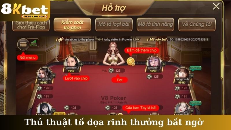 Thủ thuật tố dọa rinh thưởng bất ngờ