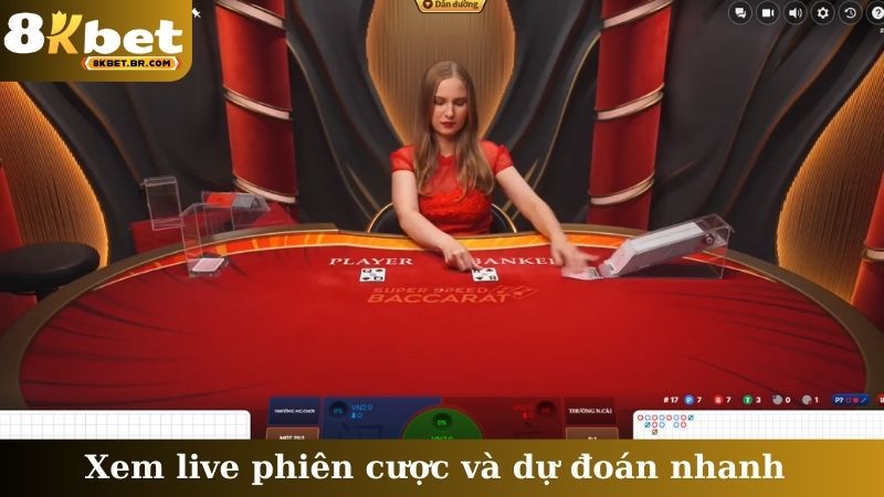 Xem live phiên cược và dự đoán nhanh